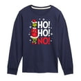 thumbnail image 1 of Dr. Seuss The Grinch - Christmas - Ho Ho No - Toddler & Youth Long Sleeve Graphic T-Shirt, 1 of 4