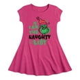 thumbnail image 1 of Dr. Seuss The Grinch - Christmas - I Am The Naughty List - Toddler & Youth Girls Fit & Flare Dress, 1 of 3