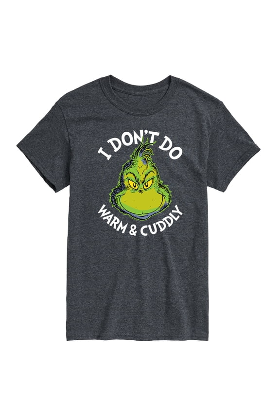 The Grinch - I Don't Do Warm & Cuddly - Men's Short Sleeve Graphic T-Shirt