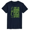 thumbnail image 1 of Dr. Seuss The Grinch - Christmas - I Don't Like Morning Or People - Men's Short Sleeve Graphic T-Shirt, 1 of 4