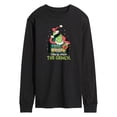 thumbnail image 1 of Dr. Seuss The Grinch - Christmas - If Santa Could, Grinch Can Too - Men's Long Sleeve T-Shirt, 1 of 4