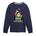 thumbnail image 1 of Dr. Seuss The Grinch - Christmas - If Santa Could, I Could Too - Toddler & Youth Long Sleeve Graphic T-Shirt, 1 of 4
