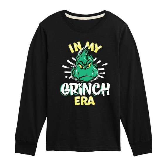 Dr. Seuss The Grinch - Christmas - In My Grinch Era - Toddler & Youth Long Sleeve Graphic T-Shirt