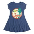 thumbnail image 1 of Dr. Seuss The Grinch - Christmas - Joy Is Underrated - Toddler & Youth Girls Fit & Flare Dress, 1 of 1
