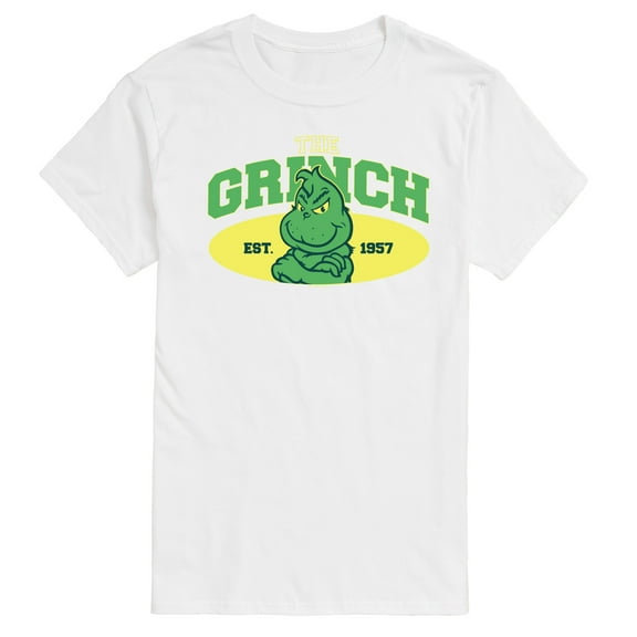 Dr. Seuss The Grinch - Christmas - Little Grinch Est. 1957 - Men's Short Sleeve Graphic T-Shirt