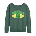 thumbnail image 1 of Dr. Seuss The Grinch - Christmas - Little Grinch Est. 1957 - Women's Lightweight French Terry Long Sleeve Shirt, 1 of 4