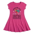 thumbnail image 1 of Dr. Seuss The Grinch - Christmas - May Be Bad; Good At It - Toddler & Youth Girls Fit & Flare Dress, 1 of 4