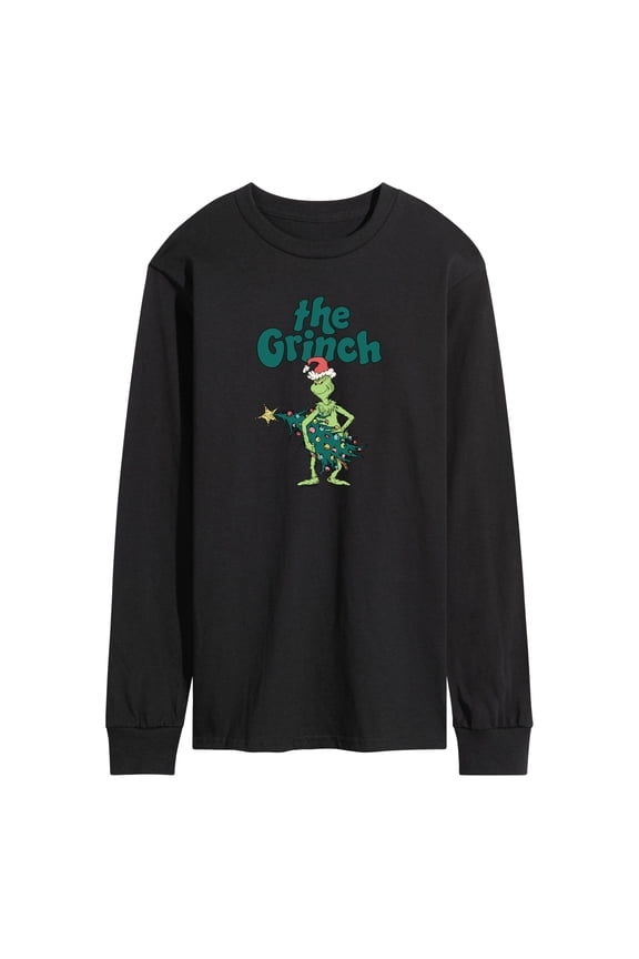 Dr. Seuss The Grinch - Christmas - Me & The Tree - Men's Long Sleeve T-Shirt