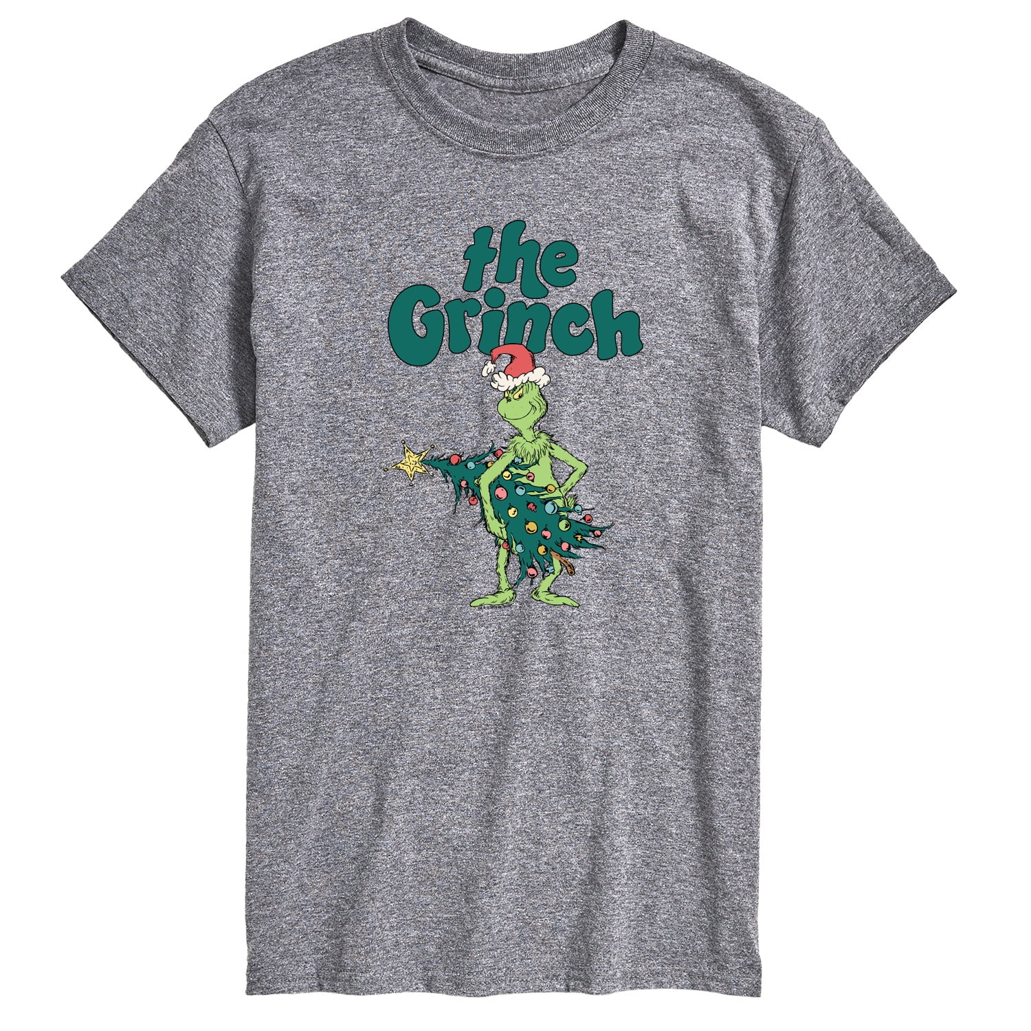 【SATIIIZ】Grinch short sleeve t-shirt The Grinch 3D T-Shirt Men's Round Neck Short Sleeve