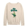 thumbnail image 1 of Dr. Seuss The Grinch - Christmas - Me & The Tree - Women's Lightweight French Terry Long Sleeve Shirt, 1 of 5