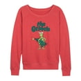thumbnail image 1 of Dr. Seuss The Grinch - Christmas - Me & The Tree - Women's Lightweight French Terry Pullover, 1 of 1