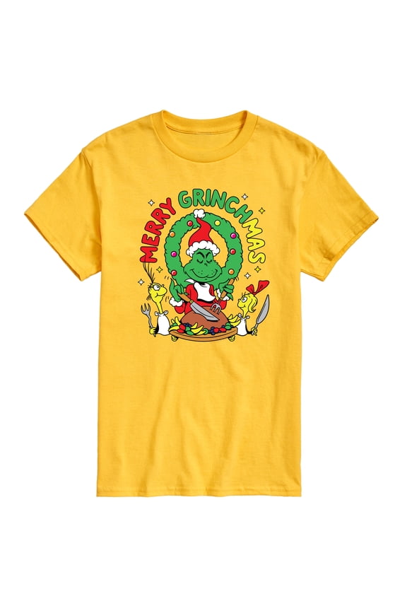 Dr. Seuss The Grinch - Christmas - Merry Grinchmas - Men's Short Sleeve Graphic T-Shirt