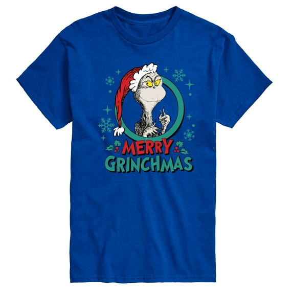 Dr. Seuss The Grinch - Christmas - Merry Grinchmas - Men's Short Sleeve Graphic T-Shirt