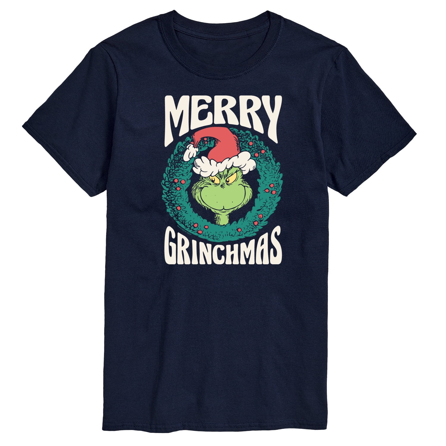Dr. Seuss The Grinch Christmas Merry Grinchmas Men's Short Sleeve