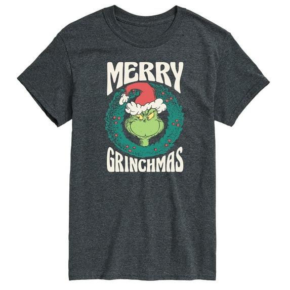 Dr. Seuss The Grinch - Christmas - Merry Grinchmas - Men's Short Sleeve Graphic T-Shirt