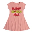 thumbnail image 1 of Dr. Seuss The Grinch - Christmas - Merry Grinchmas - Toddler & Youth Girls Fit & Flare Dress, 1 of 1