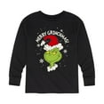 thumbnail image 1 of Dr. Seuss The Grinch - Christmas - Merry Grinchmas - Toddler & Youth Long Sleeve Graphic T-Shirt, 1 of 1