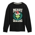 thumbnail image 1 of Dr. Seuss The Grinch - Christmas - Merry Grinchmas - Toddler & Youth Long Sleeve Graphic T-Shirt, 1 of 4