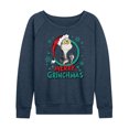 thumbnail image 1 of Dr. Seuss The Grinch - Christmas - Merry Grinchmas - Women's Lightweight French Terry Pullover, 1 of 1