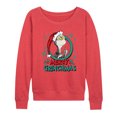 thumbnail image 1 of Dr. Seuss The Grinch - Christmas - Merry Grinchmas - Women's Lightweight French Terry Pullover, 1 of 1
