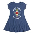 thumbnail image 1 of Dr. Seuss The Grinch - Christmas - Merry Nothing Happy Never - Toddler & Youth Girls Fit & Flare Dress, 1 of 4
