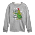 thumbnail image 1 of Dr. Seuss The Grinch - Christmas - Minster Steal Your Tree - Toddler & Youth Long Sleeve Graphic T-Shirt, 1 of 4