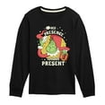 thumbnail image 1 of Dr. Seuss The Grinch - Christmas - My Presence Is Your Present - Toddler & Youth Long Sleeve Graphic T-Shirt, 1 of 4