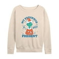thumbnail image 1 of Dr. Seuss The Grinch - Christmas - My Presence Is Your Present - Women's Lightweight French Terry Long Sleeve Shirt, 1 of 4