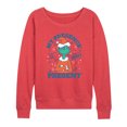 thumbnail image 1 of Dr. Seuss The Grinch - Christmas - My Presence Is Your Present - Women's Lightweight French Terry Pullover, 1 of 1
