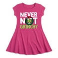 thumbnail image 1 of Dr. Seuss The Grinch - Christmas - Never Not Grinchy - Toddler & Youth Girls Fit & Flare Dress, 1 of 3