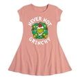 thumbnail image 1 of Dr. Seuss The Grinch - Christmas - Never Not Grinchy - Toddler & Youth Girls Fit & Flare Dress, 1 of 1