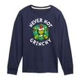 thumbnail image 1 of Dr. Seuss The Grinch - Christmas - Never Not Grinchy - Toddler & Youth Long Sleeve Graphic T-Shirt, 1 of 4