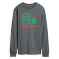 thumbnail image 1 of Dr. Seuss The Grinch - Christmas - Nice List Is Overrated - Men's Long Sleeve T-Shirt, 1 of 4