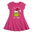 thumbnail image 1 of Dr. Seuss The Grinch - Christmas - Not Nice; Naughty - Toddler & Youth Girls Fit & Flare Dress, 1 of 3