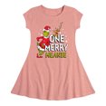 thumbnail image 1 of Dr. Seuss The Grinch - Christmas - One Merry Meanie - Toddler & Youth Girls Fit & Flare Dress, 1 of 1