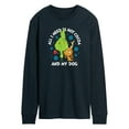 thumbnail image 1 of Dr. Seuss The Grinch - Christmas - Only Need Hot Cocoa & My Dog - Men's Long Sleeve T-Shirt, 1 of 4
