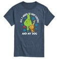 thumbnail image 1 of Dr. Seuss The Grinch - Christmas - Only Need Hot Cocoa & My Dog - Men's Short Sleeve Graphic T-Shirt, 1 of 4