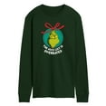 thumbnail image 1 of Dr. Seuss The Grinch - Christmas - Ornament Nice List Is Overrated - Men's Long Sleeve T-Shirt, 1 of 1