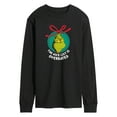 thumbnail image 1 of Dr. Seuss The Grinch - Christmas - Ornament Nice List Is Overrated - Men's Long Sleeve T-Shirt, 1 of 4