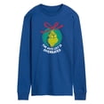 thumbnail image 1 of Dr. Seuss The Grinch - Christmas - Ornament Nice List Is Overrated - Men's Long Sleeve T-Shirt, 1 of 4