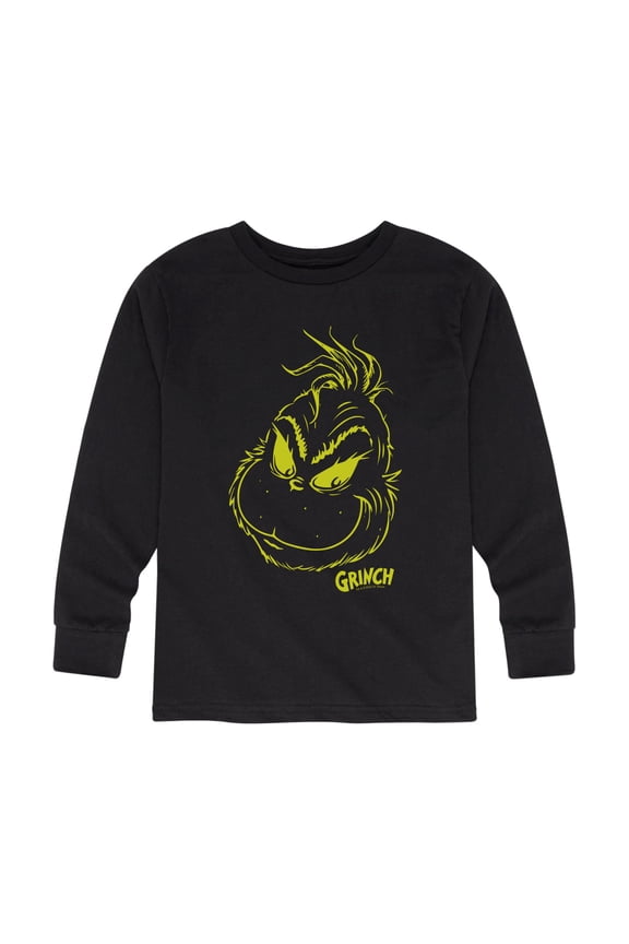 Dr. Seuss The Grinch - Christmas - Plotting Grinch - Toddler & Youth Long Sleeve Graphic T-Shirt