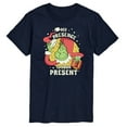 thumbnail image 1 of Dr. Seuss The Grinch - Christmas - Presence Is Your Present - Men's Short Sleeve Graphic T-Shirt, 1 of 4