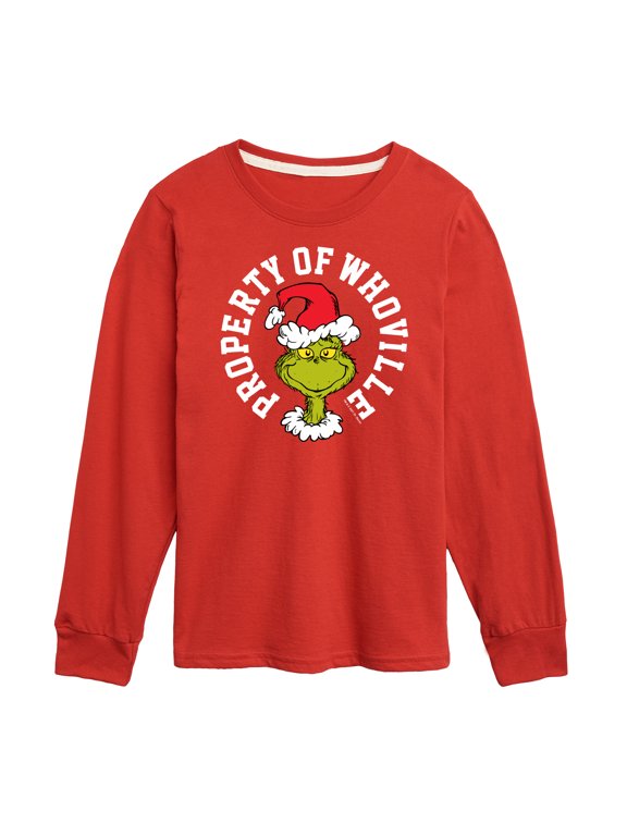 - Christmas - Property Of Who-Ville - Toddler & Youth Long Sleeve Graphic T-Shirt