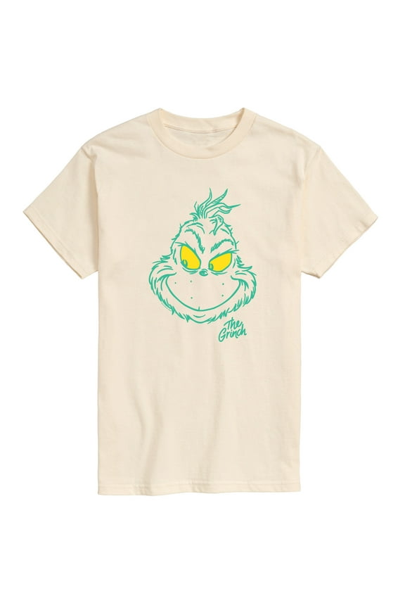 The Grinch - Side Look & Smiles - Men's Short Sleeve Graphic T-Shirt