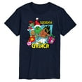 thumbnail image 1 of Dr. Seuss The Grinch - Christmas - Sleigh'N It - Men's Short Sleeve Graphic T-Shirt, 1 of 4
