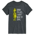 thumbnail image 1 of Dr. Seuss The Grinch - Christmas - Sorry I'm Late, Didn't Want To Come - Men's Short Sleeve Graphic T-Shirt, 1 of 4