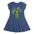 thumbnail image 1 of Dr. Seuss The Grinch - Christmas - Steal Your Tree - Toddler & Youth Girls Fit & Flare Dress, 1 of 1