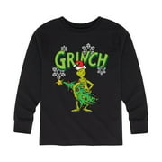 DR. SEUSS' THE GRINCH Dr. Seuss The Grinch - Christmas - Steal Your Tree - Toddler & Youth Long Sleeve Graphic T-Shirt