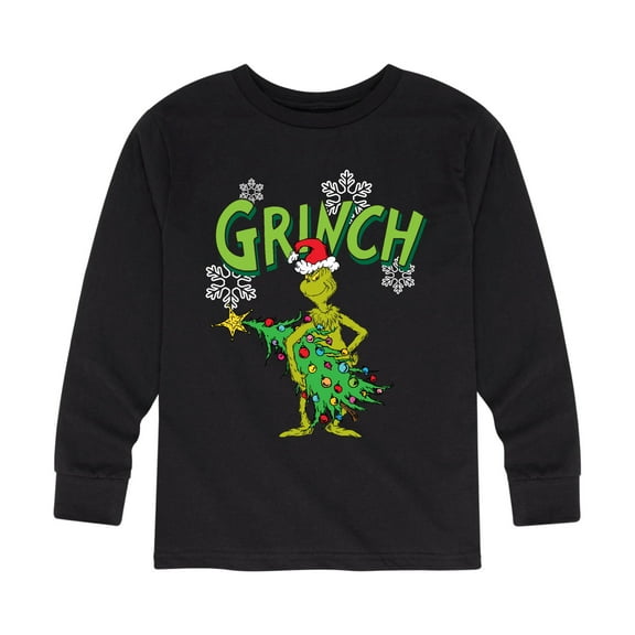 Dr. Seuss The Grinch - Christmas - Steal Your Tree - Toddler & Youth Long Sleeve Graphic T-Shirt