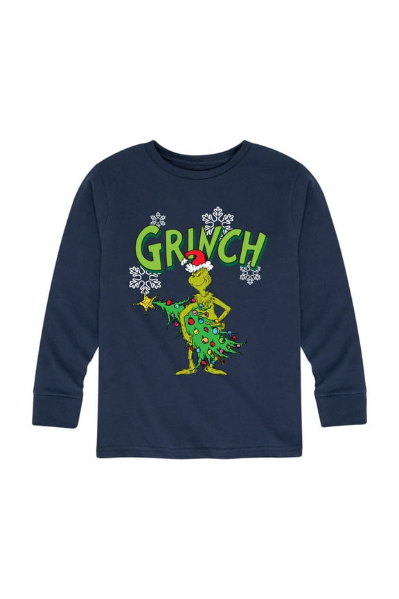 Dr. Seuss The Grinch - Christmas - Steal Your Tree - Toddler & Youth Long Sleeve Graphic T-Shirt